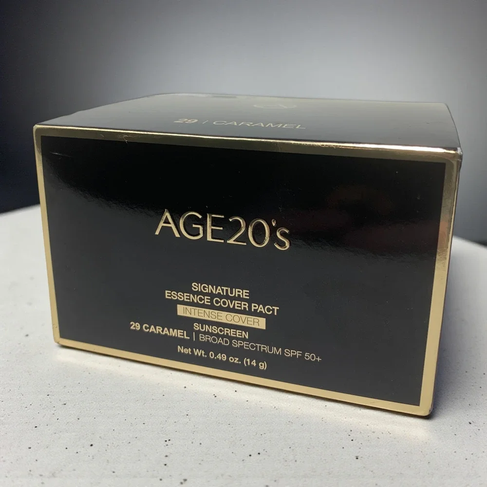 NEW Age20's Signature Essence Cover Pact Intense Cover Foundation 29 Caramel NIB